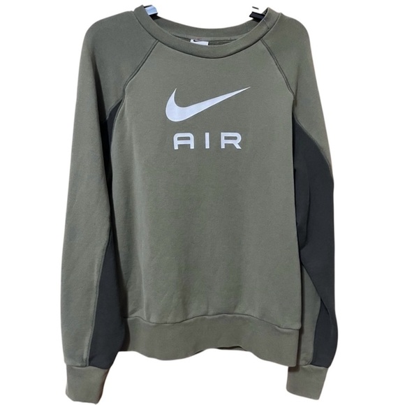 Men's Nike Air French Terry Crew Neck Sweatshirt Size M - Picture 6 of 10